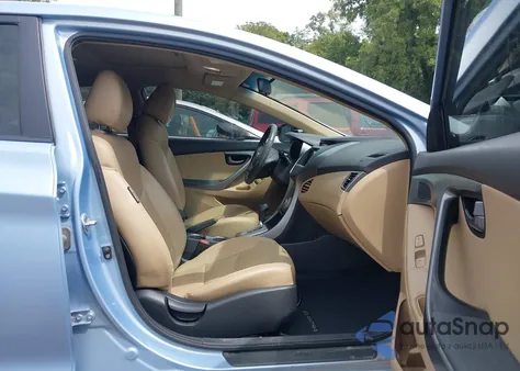 2012 Hyundai Elantra Limited (Ulsan Plant) from USA, damaged, VIN KMHDH4AEXCU349851